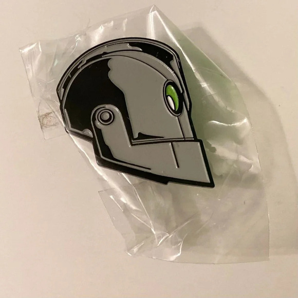 Lot of 3 Enamel Metal Pin Double Rubber Backing Arnold Power  Rangers Iron Giant - Picture 4 of 7